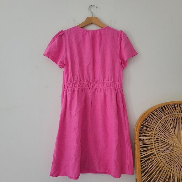 Isabel Maternity Ingrid + Isabel Pink Mini Dress Cotton Blend Short Small - Picture 4 of 6